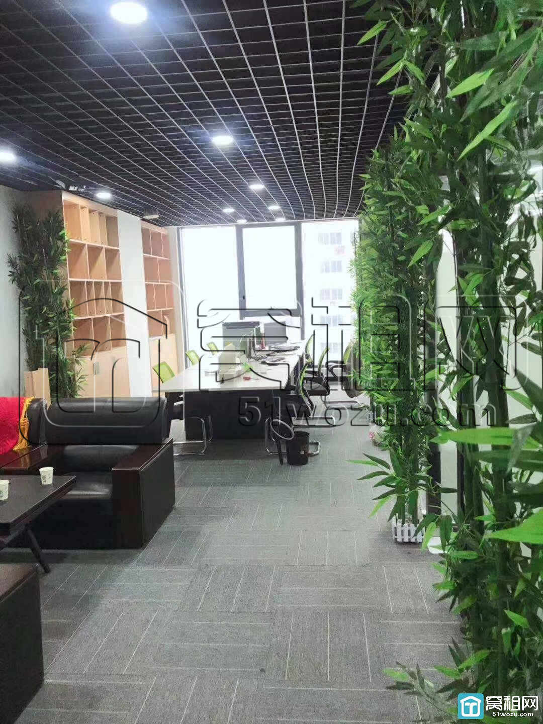 宁波下应和荣大厦125平米精装修带办公家具出租(图3)