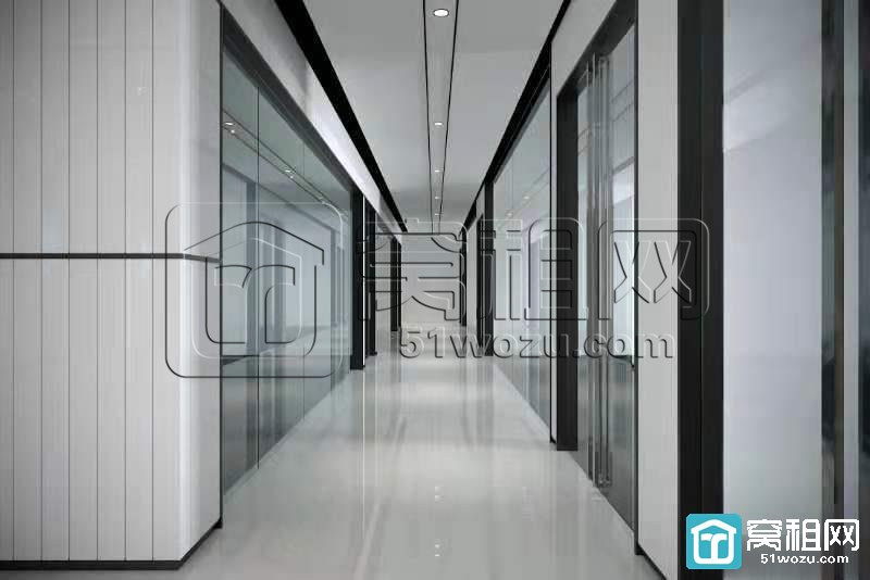 宁波江北区亿天中心大厦280平米精装修办公室出租(图1)