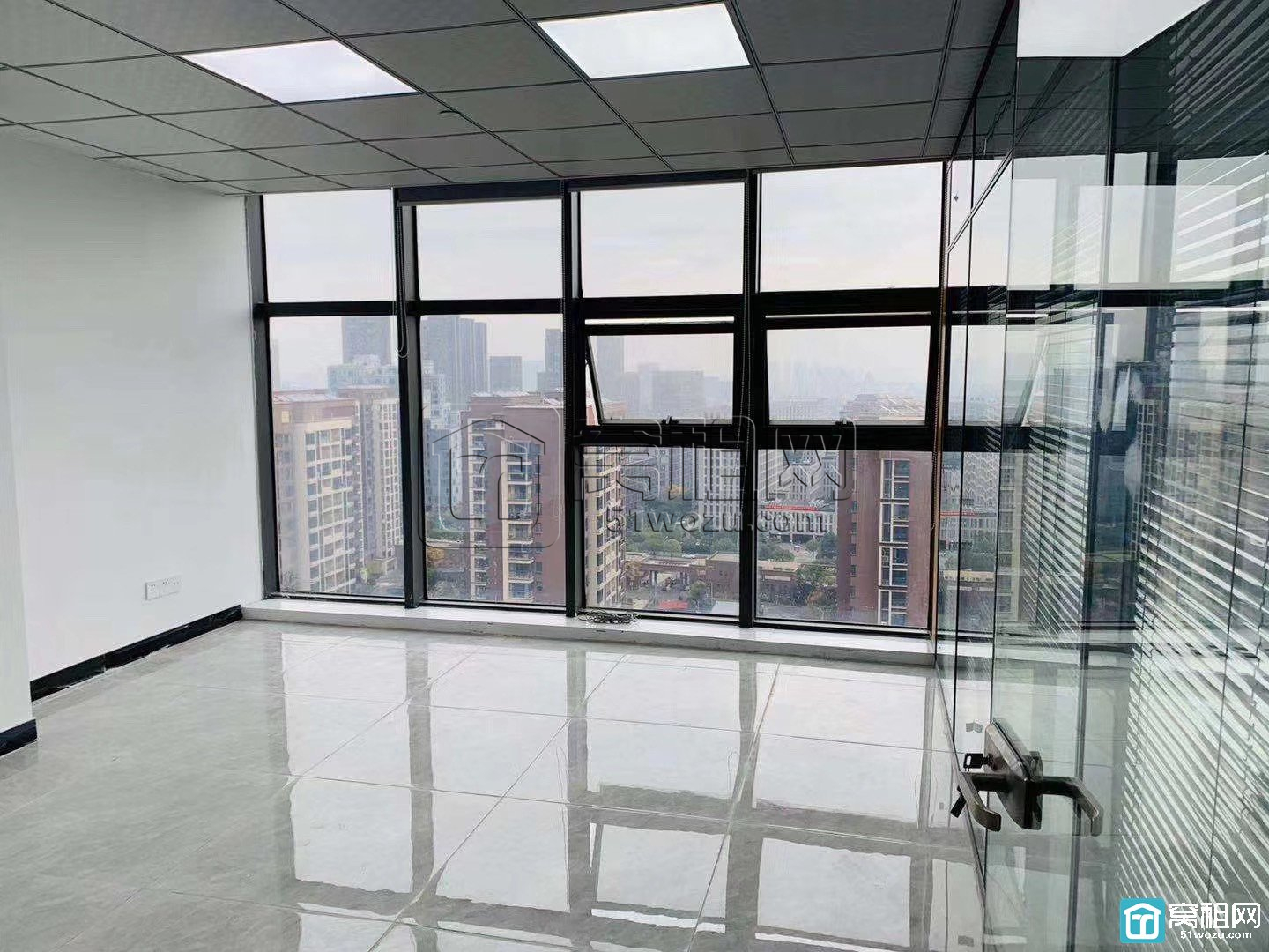 宁波南部商务区博纳大厦288平全新精装办公室出租(图5)