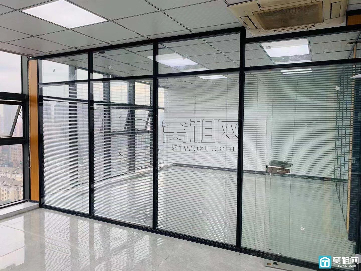 宁波南部商务区博纳大厦288平全新精装办公室出租(图7)