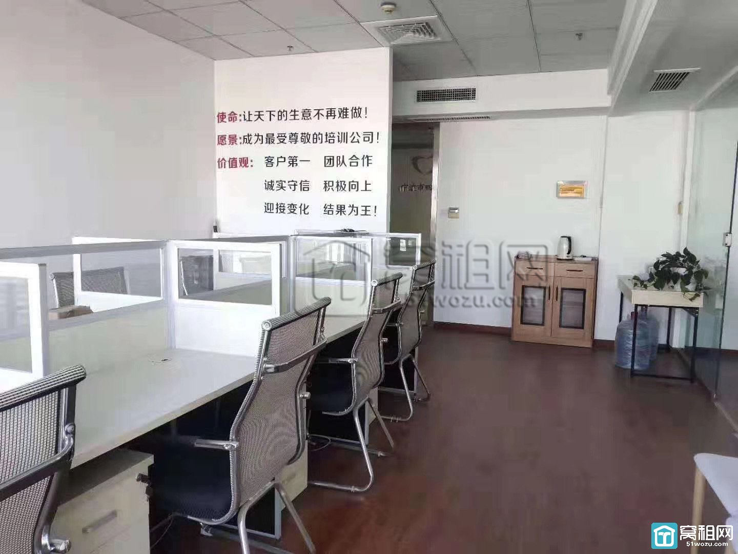 宁波高新区九五国际大厦80平米精装修办公室出租(图3)