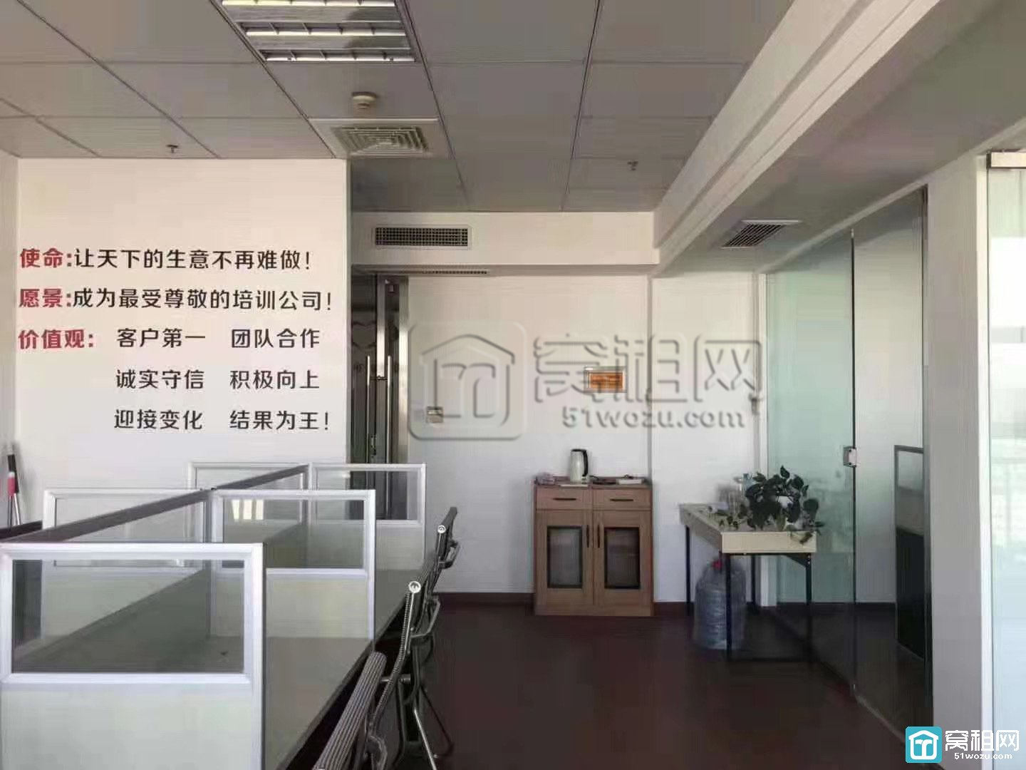 宁波高新区九五国际大厦80平米精装修办公室出租(图4)