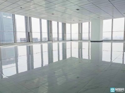 东部新城通商银行隔壁国贸中心大厦165平米办公室精装修高楼层出