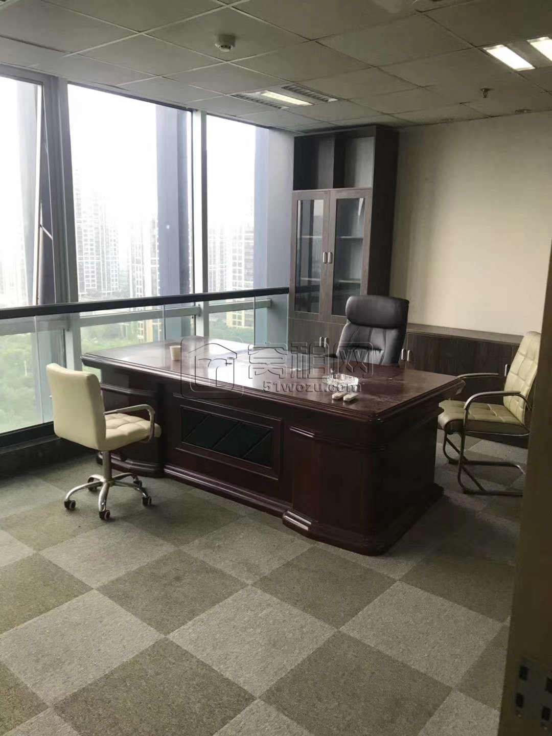 宁波南部商务区奥克斯大厦出租精装办公室带全套家具(图3)