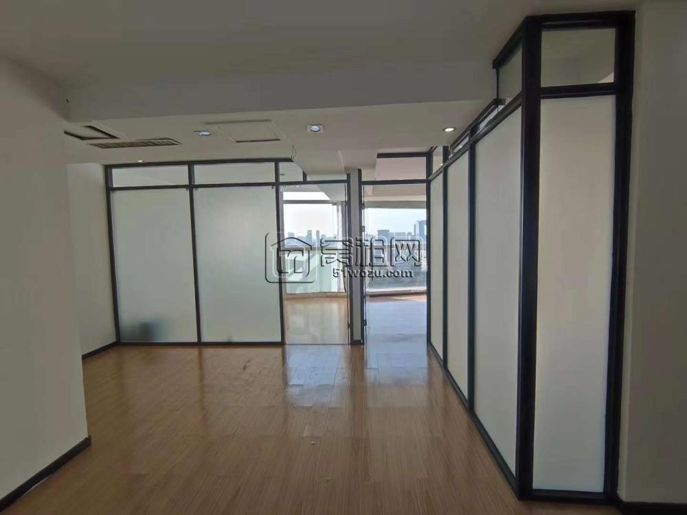 麒麟大厦12楼办公室出租95平 3600元 形象墙 带隔间 视野很好(图2)