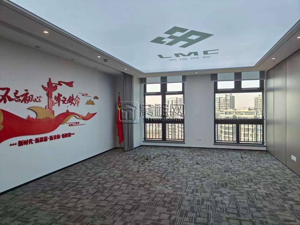 中海大厦 439平，西南朝向，自动玻璃门+前台+3经理办公室+洽谈室+会议室+老板办公室(图6)