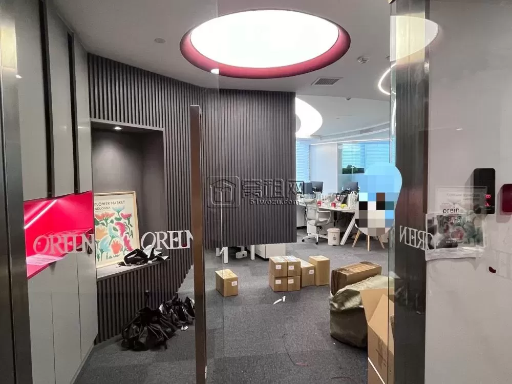 东部新城中国银行总部大楼201平米小面积办公室出租