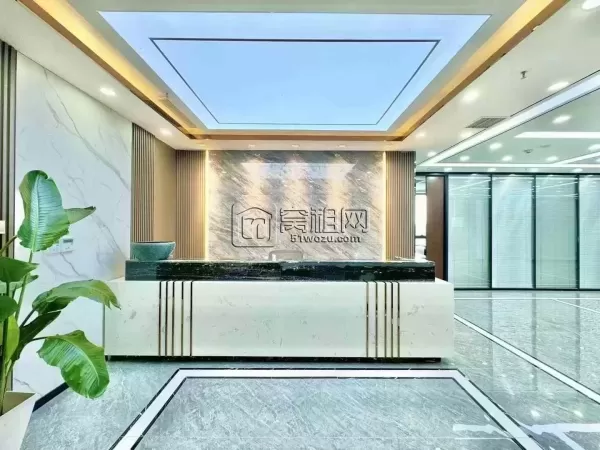 宁波玉米楼附近盛世国际118平写字楼高层视野好出租户型方正套