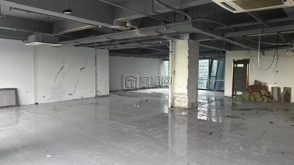 宁波鄞州南部商务区奥克斯大厦354平 精装定制隔间 全落地窗 南北朝向 地铁口