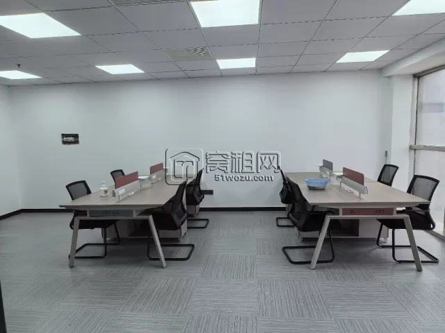 宁波海曙写字楼汇金大厦127带全套家具出租两隔间带家具7700月租金