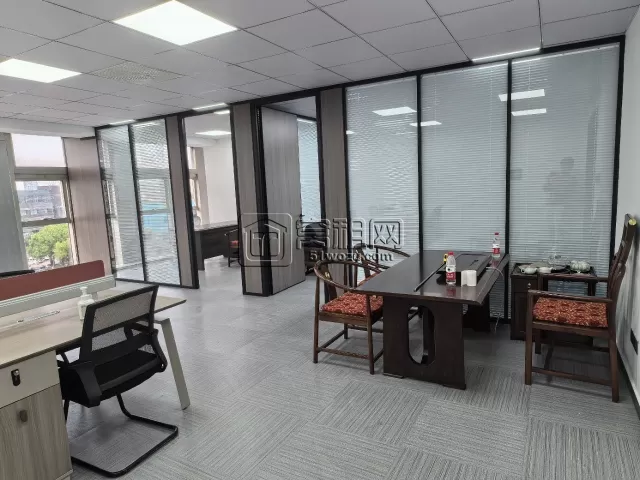 宁波海曙写字楼汇金大厦127带全套家具出租两隔间带家具7700月租金
