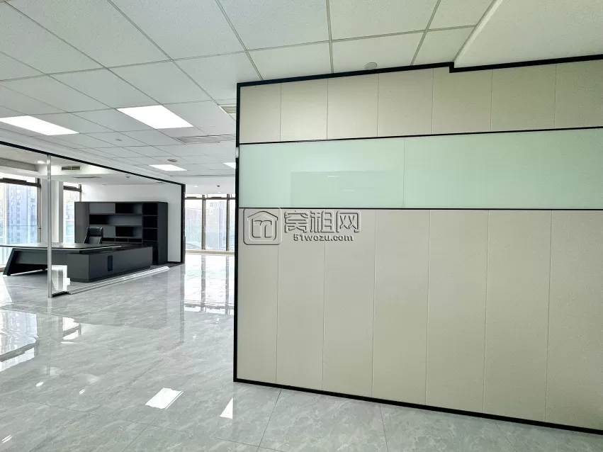 南部商务区帝标建筑宁波商会大厦210平西南带家具出租