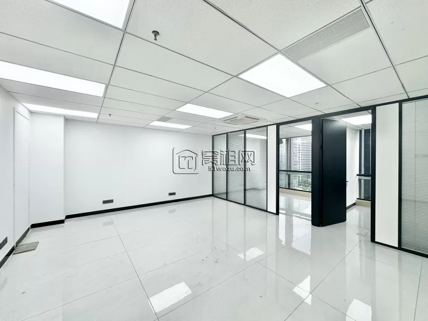 宁波南部商务区奥克斯大厦125平出租精装办公室带全套家具7300一个月