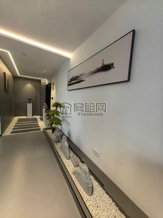 鄞州万达广场附近写字楼慧和大厦198平豪华装修带家具出租