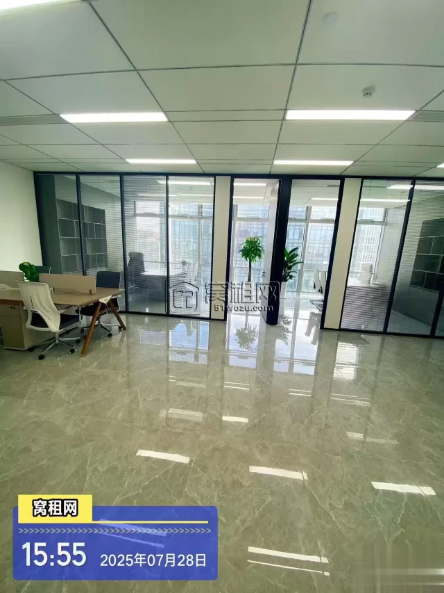 宁波铁建大厦出租152平米精装修办公室租金8700元