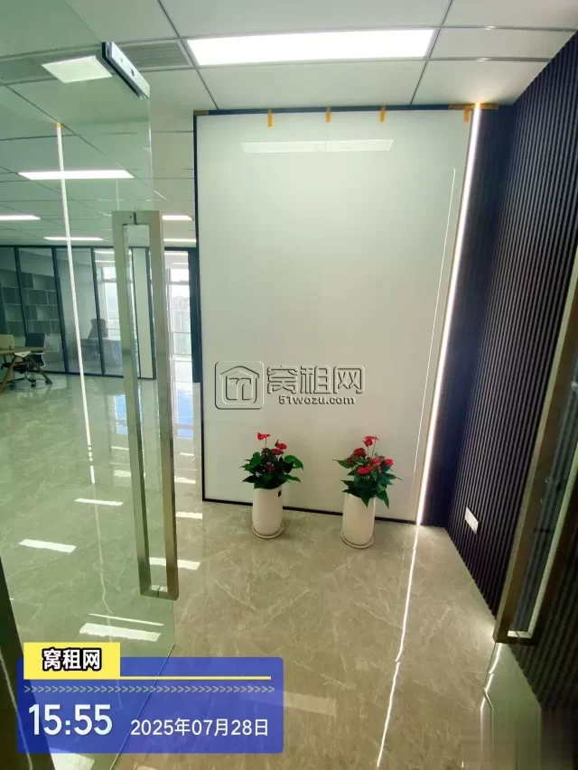 宁波铁建大厦出租152平米精装修办公室租金8700元