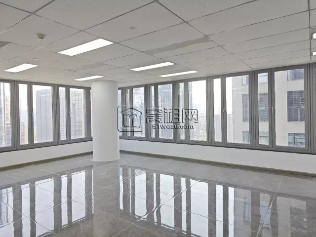 3号线南部商务区出口写字楼永强大厦126平全新装修东北双面采光出租