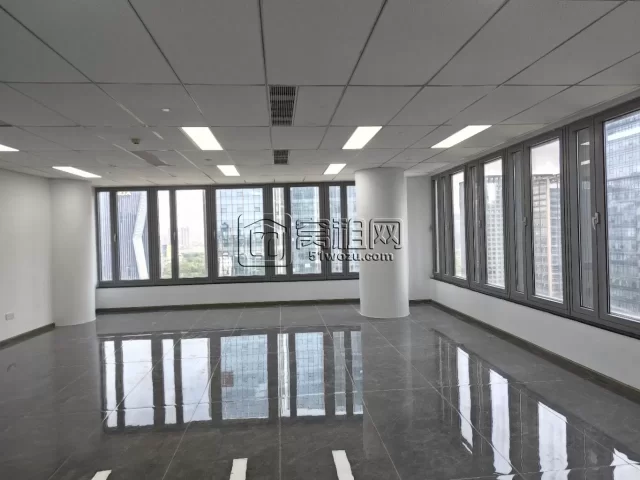 3号线南部商务区出口写字楼永强大厦126平全新装修东北双面采光出租