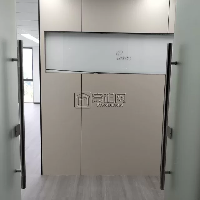 宁波南部商务区周边金东大厦115平朝北全景落地窗出租