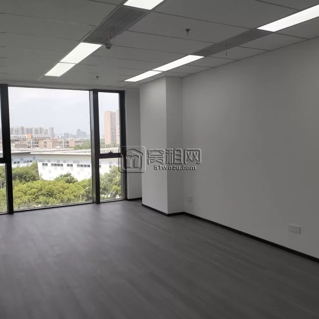 宁波南部商务区周边金东大厦115平朝北全景落地窗出租