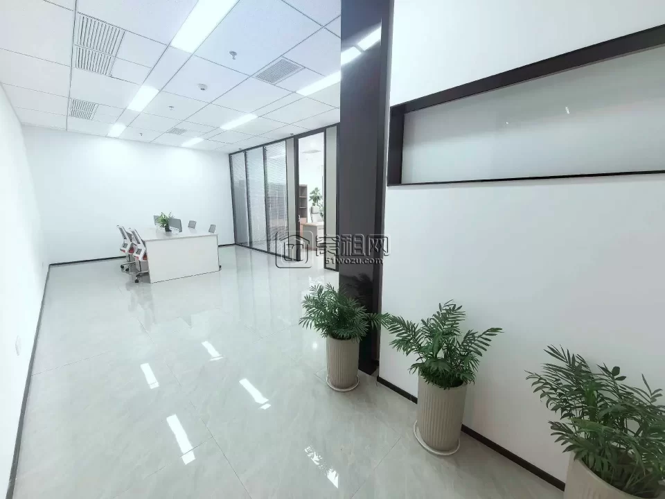 宁波4号线地铁口长兴路站万科云谷中心写字楼出租130平全新精装修～超赞户型