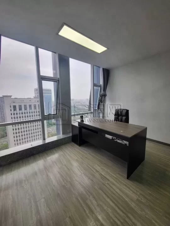 新洲银座大厦出租朝南68平方，落地窗看鄞州公园精装修带家具，特价2500元/月