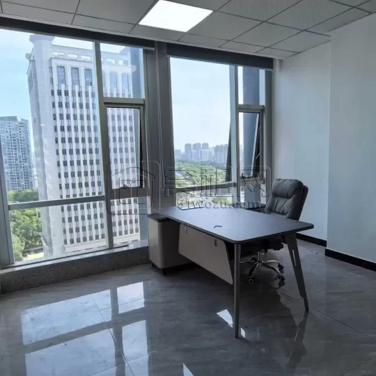 鄞州商会大厦南面新洲银座70平，全新装修，家具都已经配好，拎包入住