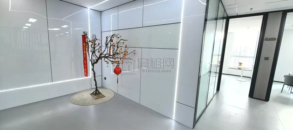 宁波鄞州万达附近慧和大厦 260平 全新装修带家具办公室出租