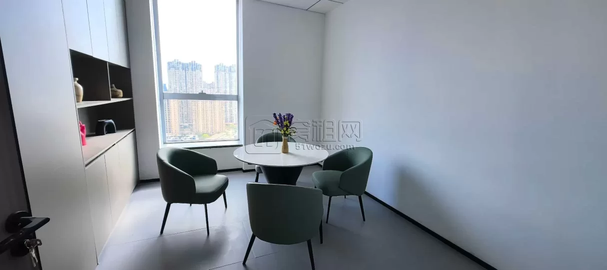 宁波鄞州万达附近慧和大厦 260平 全新装修带家具办公室出租