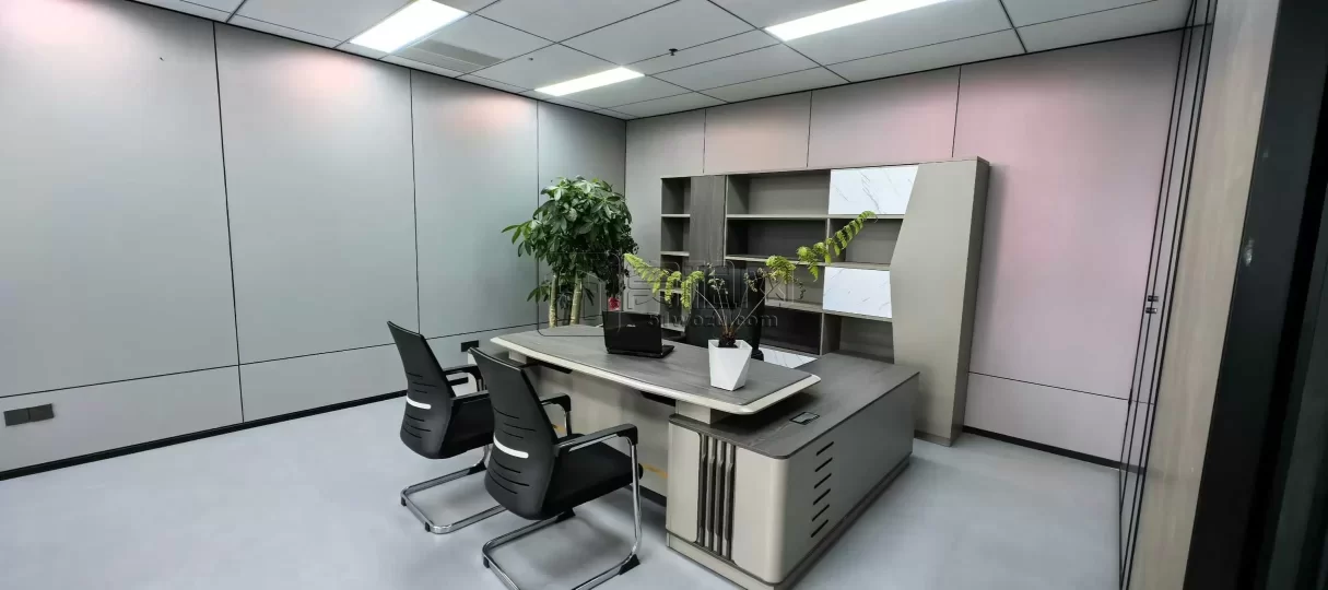 宁波鄞州万达附近慧和大厦 260平 全新装修带家具办公室出租