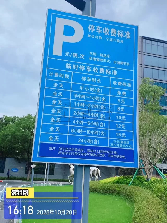 东部新城八骏湾停车包月多少？