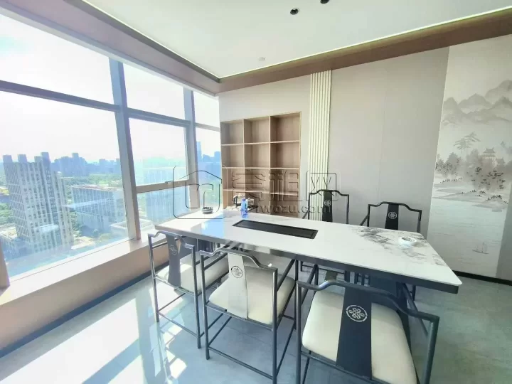 城南商务大厦出租面积163平带全套家具出租茶室装修