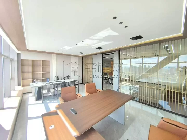 城南商务大厦出租面积163平带全套家具出租茶室装修