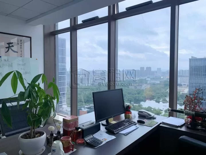 南部商务区8号线地铁口宁波商会A座215平3到4个隔间写字楼招租