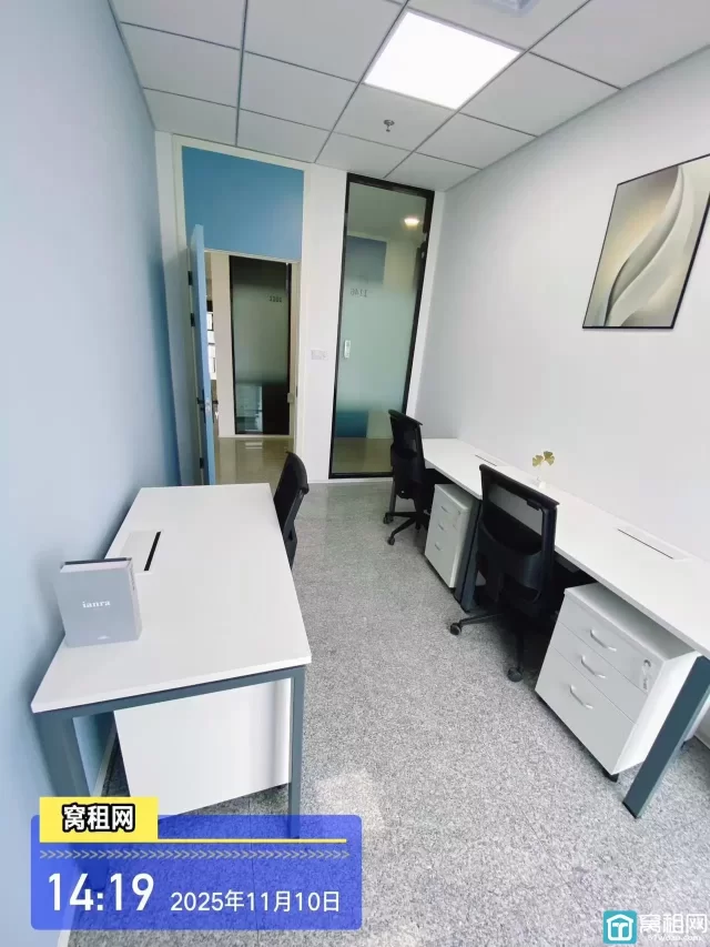 镇海骆驼写字楼共享办公室出租1300元3个独立办公室配置家具