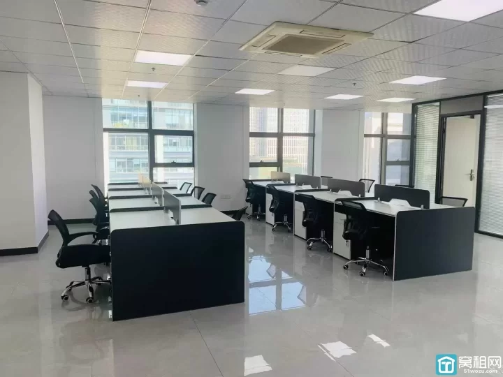 宁波南部商务区博纳大厦288平全新精装办公室出租