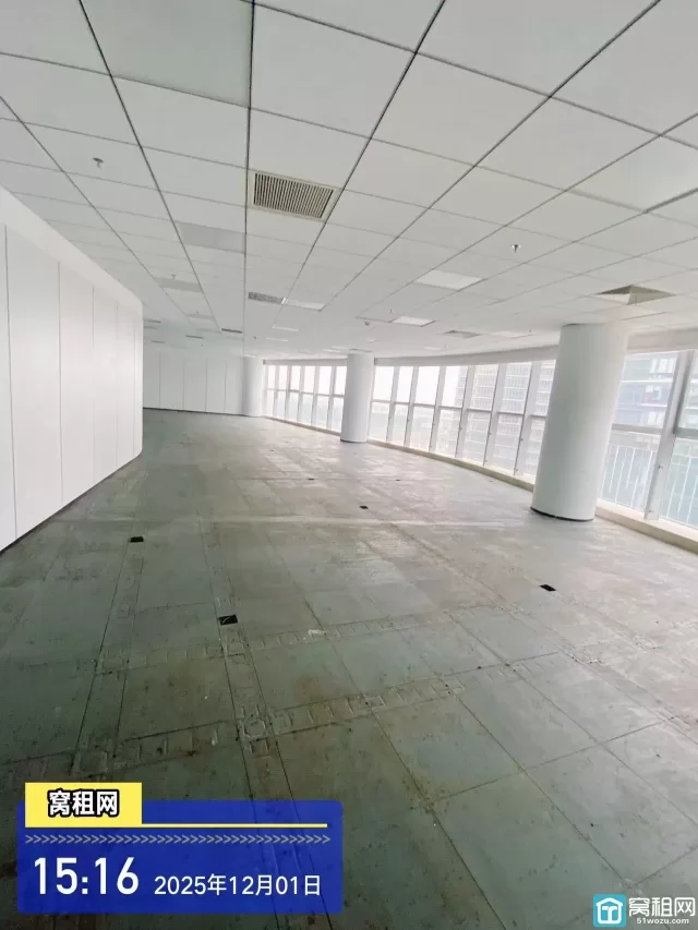浙江创新中心287.07平米办公室出租朝北，单价1.5元/平米.天