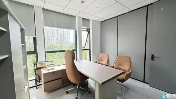 宁波和丰广场对面供销大厦105平方高端楼宇品质落地采光朝南办公室