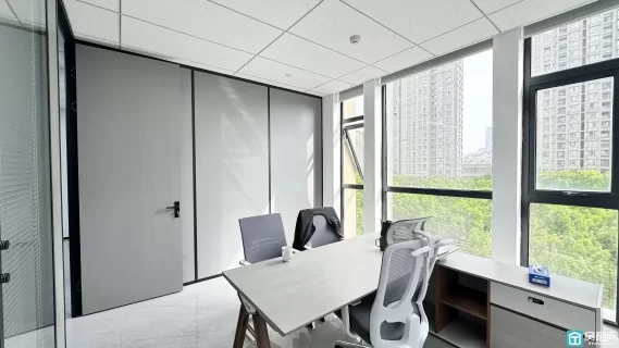 宁波和丰广场对面供销大厦105平方高端楼宇品质落地采光朝南办公室