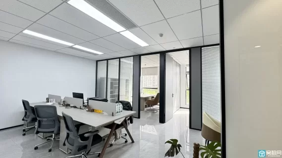 宁波和丰广场对面供销大厦105平方高端楼宇品质落地采光朝南办公室