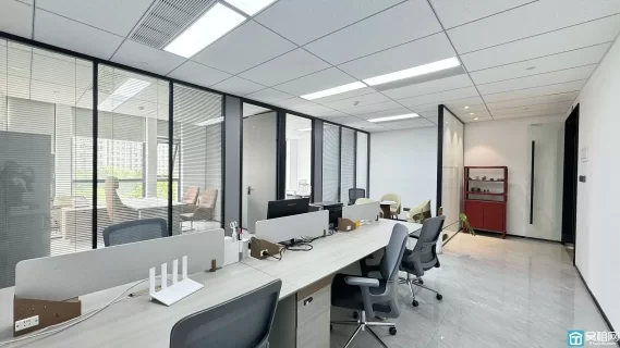 宁波和丰广场对面供销大厦105平方高端楼宇品质落地采光朝南办公室