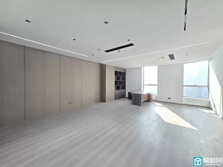 鄞州钟公庙街道写字楼出租慧和大厦110平方朝南全新豪华装修可配家具定制隔断，室内带上下水