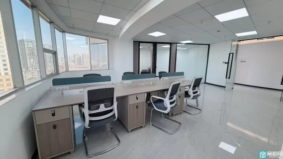 百丈七塔寺附近富豪大厦124平米精装俩隔间出租24小时空调