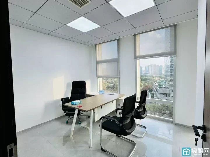 高新区科贸中心大厦 5.6号线正地铁口 ​面积134平（可调整58+76平）