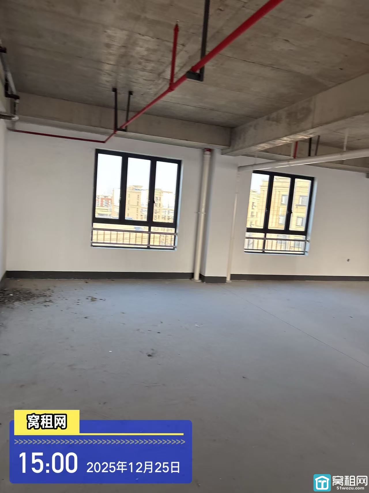 宁波海曙区全新写字楼高校归谷整层白坯出租1048平米单价0.89元/平米/天