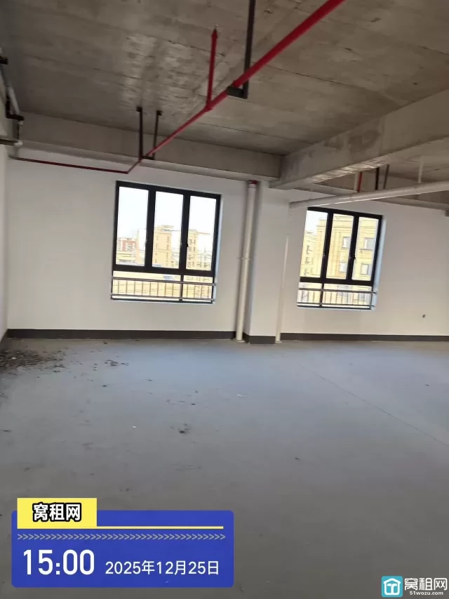 宁波海曙区全新写字楼高校归谷整层白坯出租1048平米单价0.89元/平米/天