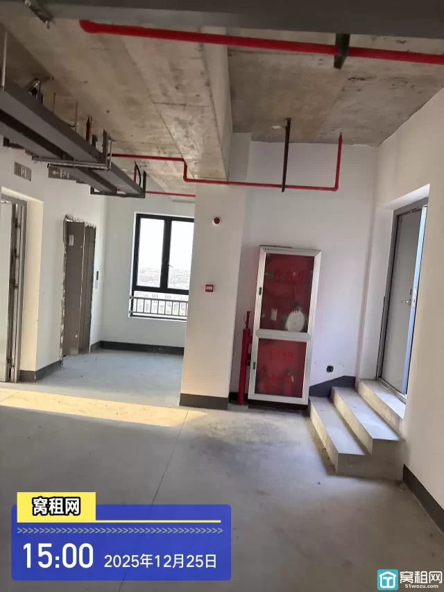 宁波海曙区全新写字楼高校归谷整层白坯出租1048平米单价0.89元/平米/天