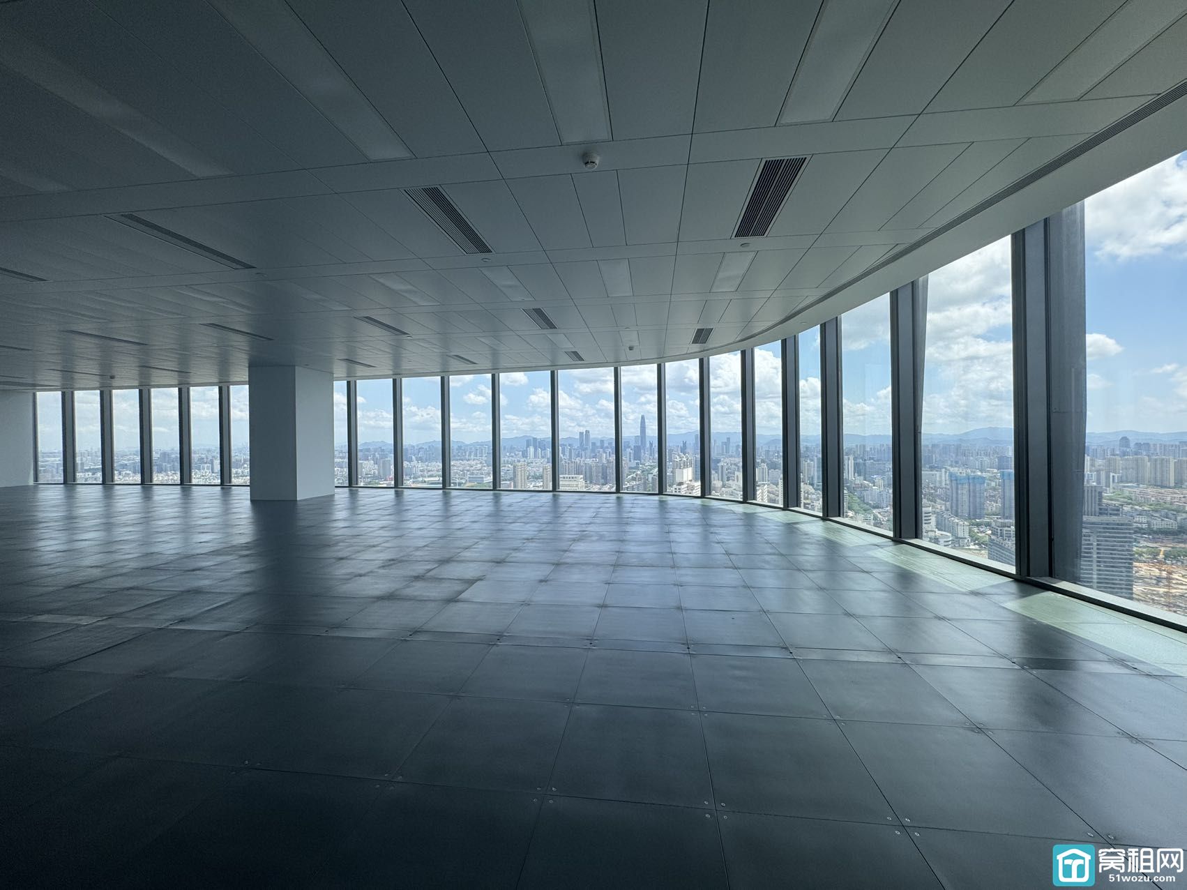 宁波塔户型面积631.64㎡，日单价3.7元/㎡办公室出租