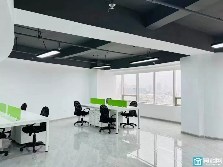 海曙区天一中农信大厦165平，朝南 办公室出租带部分家具