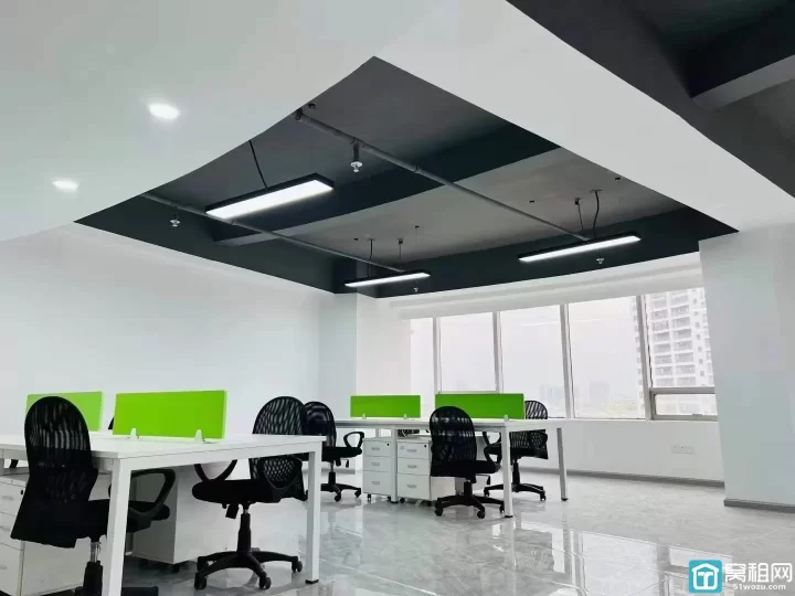 海曙区天一中农信大厦165平，朝南 办公室出租带部分家具